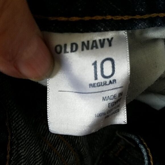 Old Navy Medium Blue Wash Adjustable Waist Skinny Jean's 10 Regular - Picture 3 of 3